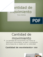 Cantidad de Movimiento en Física