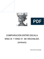 Comparacion Entre Wisc II y Wisc IV PDF