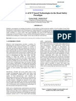 An Ancillary Review of ICT Based Technologies in The Road Safety