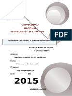 Informe Telecomunicaciones OFDM