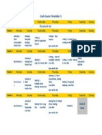 Placement Test: Crash Course Timetable C1