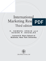 InternationInternational Marketing Research