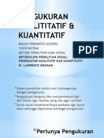 Pengukuran Kualitatif Dan Kuantitatif