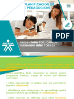 Planeacion de Sesiones Pedagogicas