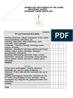 Evaluation Criteria