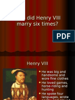 Why Did Henry VIII Marry Six Times?