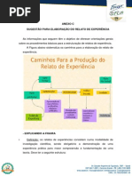 Roteiro para elaboração de Relato de Experiência