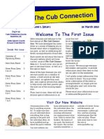 Cub Connection 1st Page