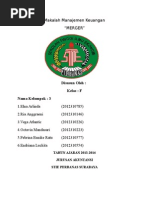 Makalah Manajemen Keuangan MERGER