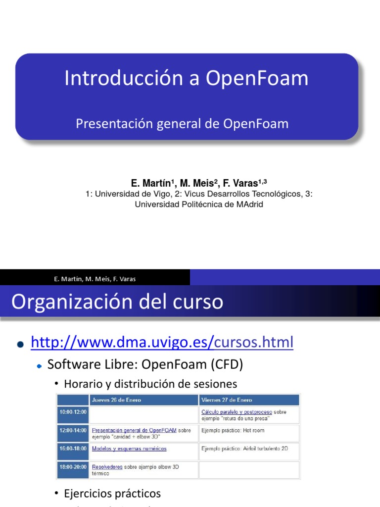 Introducción a OpenFoam: Tutoriales y Manuales | PDF | Tecnología