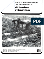 Methode D'irrigation