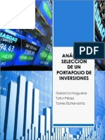 Análisis de Riesgo y Rendimiento de Un Portafolio de Inversiones