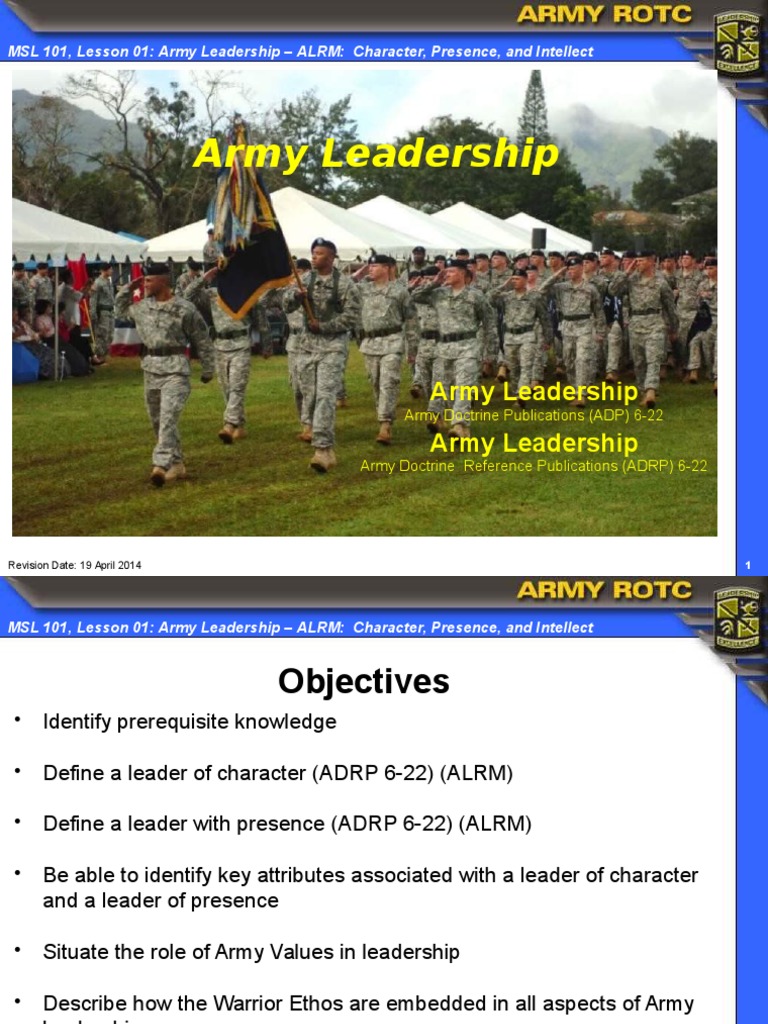 786 Samplelesson Soldierscreed Ranks Army Leadershipmodel | PDF ...