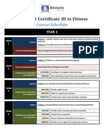 Course Schedule - 2016 Fitness Sis30315