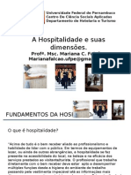 Aula 1 - Os Desafios Da Hospitalidade