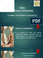 Defensa Posesoria