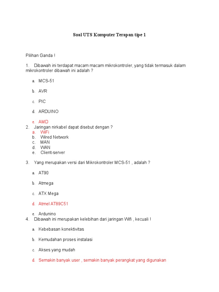 Contoh Soal Tentang Sensor Mikrokontroler Essay