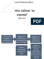 ¿Cómo calmar tu mente?