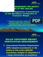 SOLAS-Container Weight Requirement - Ray - Del Moro JR