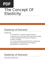 The Concept of Elasticity