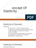 The Concept of Elasticity