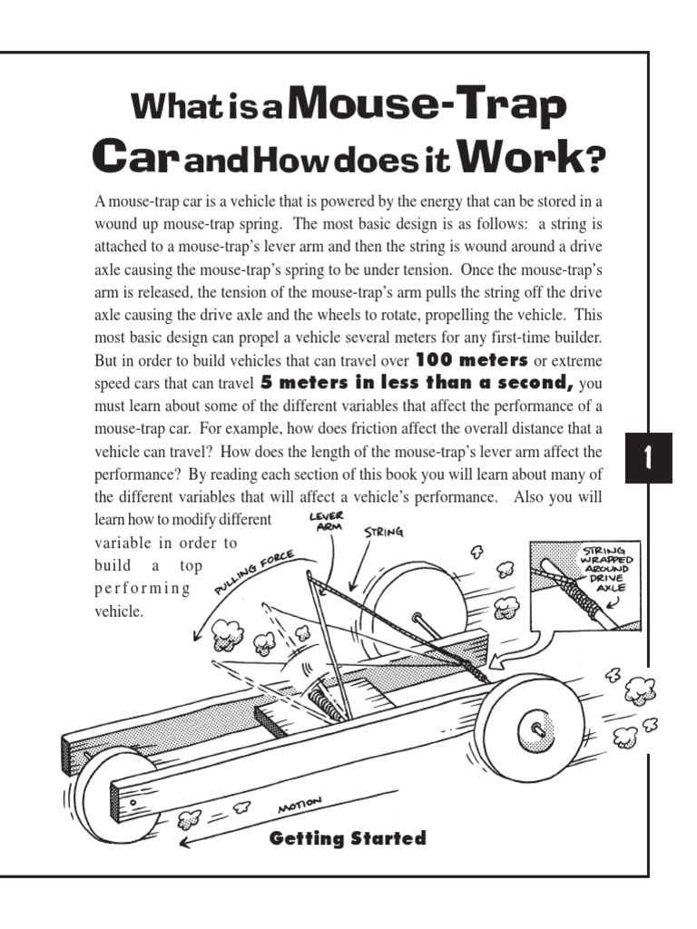 Physics Of Mouse Trap Car Friction Force