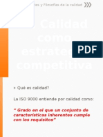 La Calidad Como Estrategia Competitiva