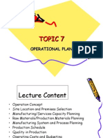 TOPIC 4 (Operational Plan)