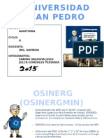 Funciones de Osinergmin