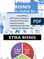 Etika Bisnis Kelompok 2