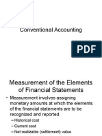 Conventional Accounting