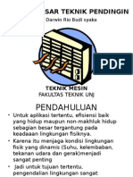 Prinsip Teknik Pendingin