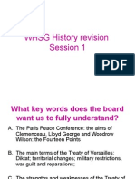 History revision treaty of versailles