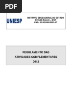 Regulamento Atividades Complementares (Novo)