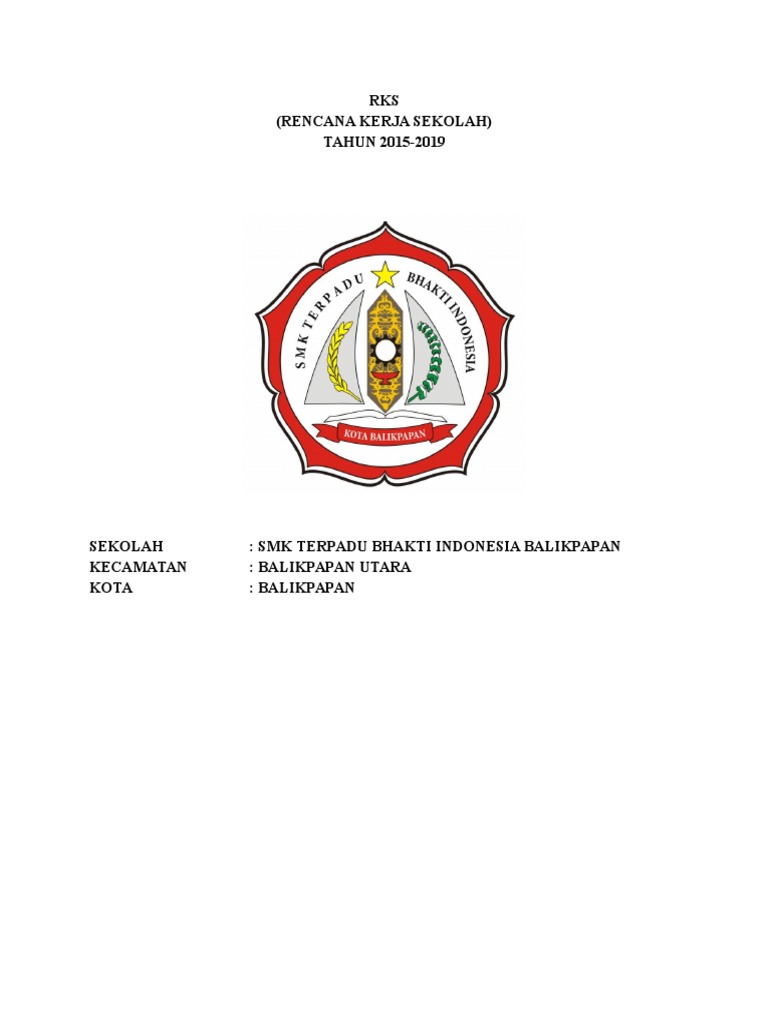 Rencana Kerja SMK Terpadu Bhakti | PDF | Karier & Perkembangan