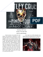 Motely Crue & Alice Cooper - Concert Review