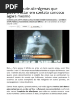 5 Espécies de Alienígenas Que Podem Estar Em Contato Conosco Agora Mesmo - Ultra Curioso