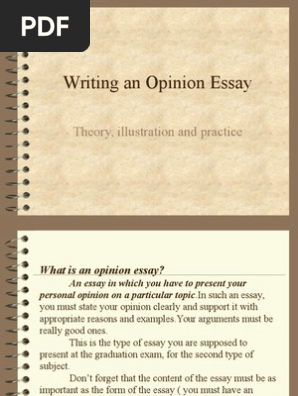 Opinion Essay