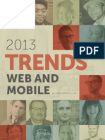 Web and Mobile TRENDS 2013
