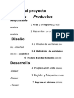 Fases Del Proyecto