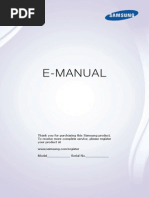 Samsung LED TV Manual