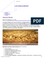 Tarta de Turrón