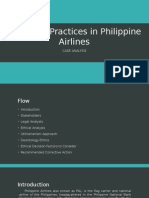 Unethical Practices at Philippine Airlines: A Case Analysis