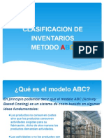 Clasificacion de Inventarios Metodo ABC