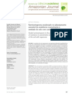 Semivariograma Escalonado No Planejamento Amostral Da Resistência À Penetração e Umidade de Solo Com Cana-De-Açúcar