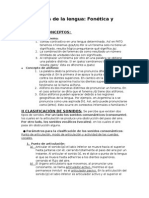 Fonética y fonología: clasificación de sonidos