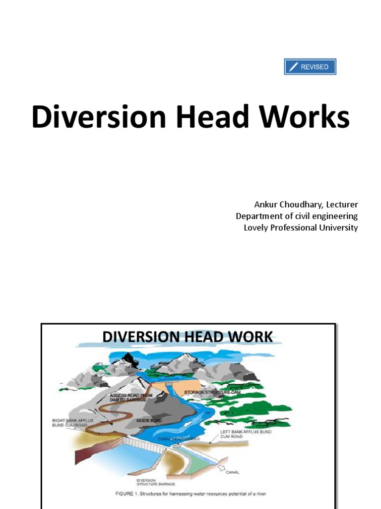 1..diversion Head Works PDF River Canal