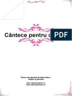 Caiet de Cantece