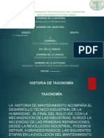 Taxonomia de La Conservacion Industrial