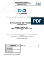 Formulario FCDP 2012 EI